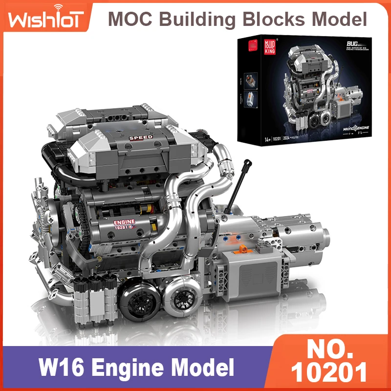 Model Kit Engine - Mould King10201 Kit de Motor de