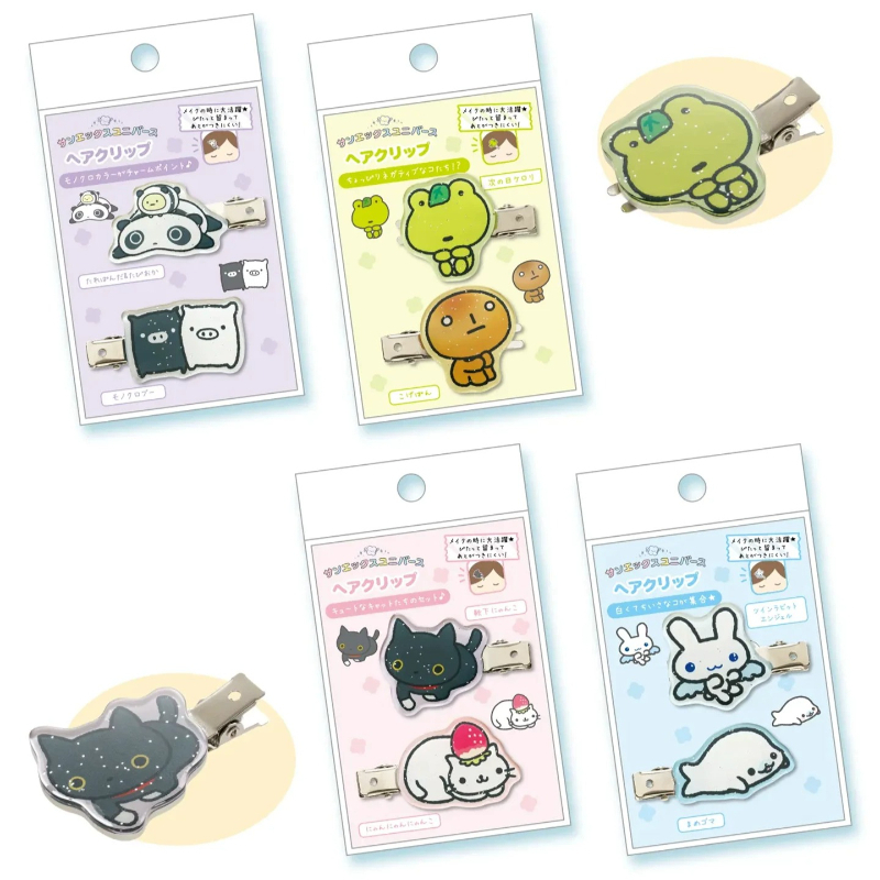 2 Peças de Presilhas de Cabelo - Model Kit Anime Girl avaliação e preço