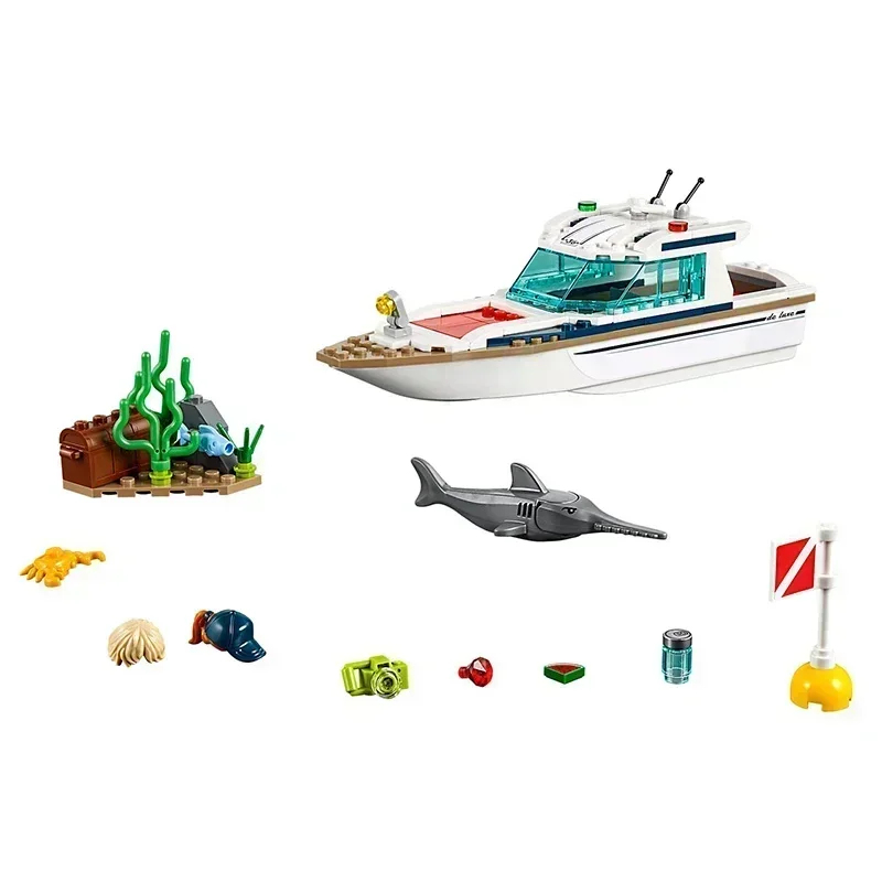 Série City 60221 Quebra-Cabeça - Model Kit Yacht avaliação e preço
